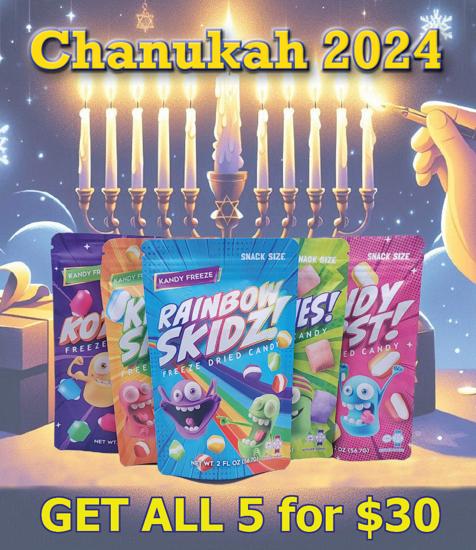 5 SNACK SIZE CHANUKAH 2024