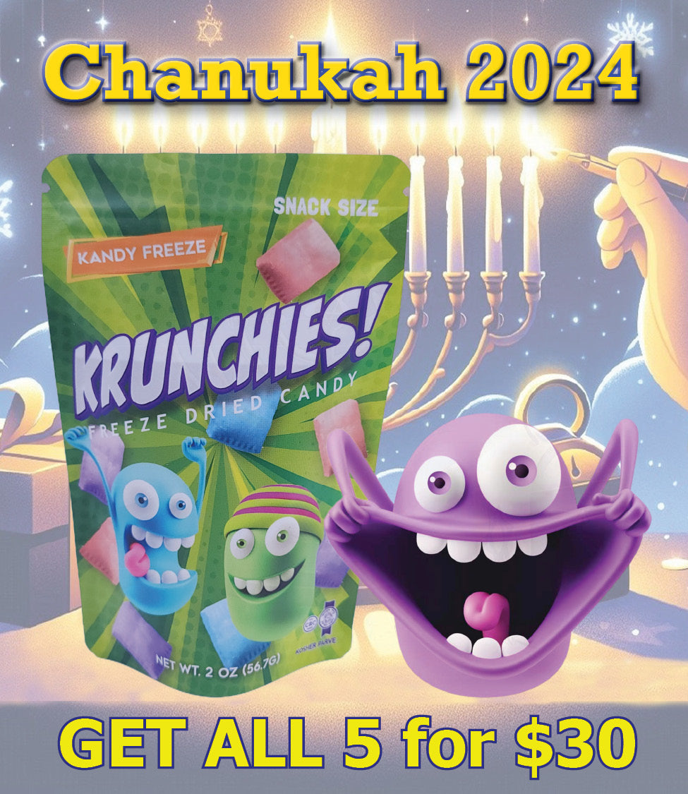 5 SNACK SIZE CHANUKAH 2024